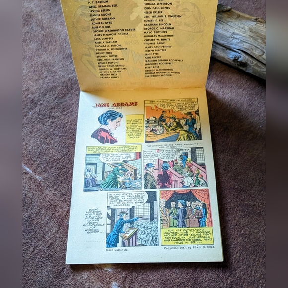 Vintage 1947 48 Famous Americans From JCPENNEY Comic Book - Picture 12 of 14